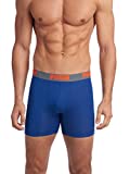 PUMA Men's 3 Pack Boxer Brief, Blue/Orange, X-Large