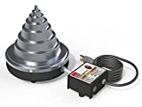 BESSEY GCS-NCB Bearing Heater Cone Style with 3/8" - 8 1/4" capacity, Silver/Black