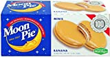 MoonPie Mini Banana Marshmallow Sandwich - 1oz, 12Count Box (Pack of 12 Boxes, 144Count Total) | Small Bite Size Banana Covered Graham Cracker & Marshmallow Pie