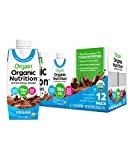 Orgain Organic Vegan Plant Based Nutritional Shake, Smooth Chocolate - Meal Replacement, 16g Protein, 22 Vitamins & Minerals, Dairy Free, Gluten Free, Packaging May Vary, 11 Fl Oz (Pack of 12)