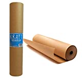 Kraft Brown Wrapping Paper Roll 30" x 2,400" (200 ft) – 100% Recyclable Craft Construction and Packing Paper for Use in Moving, Bulletin Board Backing and Paper Tablecloths