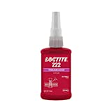 Genuine Henkel Loctite 222 Threadlocking Adhesive - Low Strength - Easy Disassembly - Suitable for All Metal Threaded Assemblies - Glue 50 ML