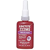 Loctite 135334 Purple 222MS Low Strength Thread Locker, 300 degrees F Maximum Temperature, 50 mL Bottle
