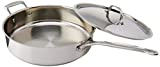 Cuisinart Stainless Steel, 5.5 Quart Saut Pan w/ Cover, Helper Handle, Chef's Classic, 733-30H