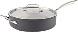 Cuisinart GG33-30H 5.5-Quart Saute Pan with Helper Handle and Cover GreenGourmet, Black