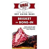 UMAi Dry Brisket Bone-in Sized | Dry Age Bags for Meat | Breathable Membrane Bags for Dry Aging Steak | Easy At Home Dry Aging in Your Refrigerator | Includes 3 Bags