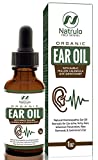 Organic Ear Oil for Ear Infections - Natural Eardrops for Infection Prevention, Swimmer's Ear & Wax Removal - Kids, Adults, Baby, & Dog Earache Remedy - Mullein, Garlic, Calendula Made in USA