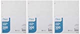 Mead Loose Leaf Paper, College Ruled, 200 Sheets, 10-1/2" x 8, 3 Hole Punched for 3 Ring Binder, Writing & Office Paper, Perfect for College, K-12 or Homeschool, 3 Pack (73185)