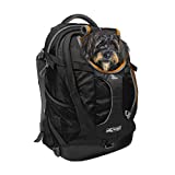 Kurgo G-Train - Dog Carrier Backpack for Small Pets - Cat & Dog Backpack for Hiking, Camping or Travel - Waterproof Bottom - Black