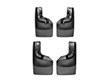 WeatherTech Custom MudFlaps for Ford Super Duty - Front & Rear Set Black (110065-120065)