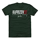 500 LEVEL Kirill Kaprizov Shirt (Cotton, X-Large, Forest Green) - Kirill Kaprizov Minnesota Elite WHT
