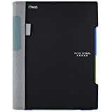 Five Star Advance Spiral Notebook, 2 Subject, College Ruled Paper, 100 Sheets, 9-1/2" x 6", Black (73156)