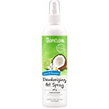 TropiClean Lime & Coconut Dog Perfume Spray Long Lasting | Naturally Derived Odor Removing Dog Deodorizing Spray | Cat Friendly | Made in USA | 8 oz.