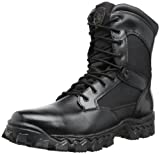 Rocky Duty Men's Alpha Force 8" Zipper Boot,Black,9 M