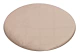 Dog Bed Liner - USA Based - Premium Durable Waterproof Heavy Duty Machine Washable Material with Zipper Opening - Round - Tan