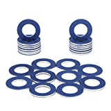 90430-12031 (24Pcs) Aluminum Oil Drain Plug Gaskets Fits for TOYOTA LEXUS SCION Crush Washer Seals Replaces# 9043012031