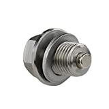 VOTEX - MADE IN USA - DP001 Stainless Steel Engine Oil Drain Plug with Neodymium Magnet (M14 x 1.5 X 18 MM)