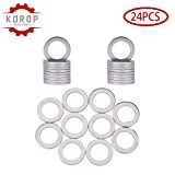 94109-14000 Aluminum Oil Drain Plug Gaskets (24Pcs) Fits For HONDA ACURA Crush Washer Seals Replaces# 9410914000