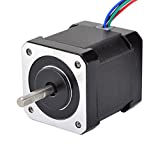 STEPPERONLINE Nema 17 Stepper Motor Bipolar 2A 59Ncm(84oz.in) 48mm Body 4-Lead W/ 1m Cable and Connector Compatible with 3D Printer/CNC