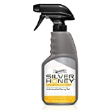 Absorbine Silver Honey Rapid Wound Repair Spray Gel, Manuka Honey & MicroSilver BG, Veterinarian Tested Horse & Animal Wound Care, 8oz Bottle