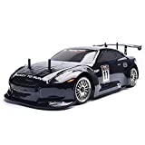 Rraycom HSP Racing Rc Car 4wd 1:10 Electric Power On Road High Speed Drift Car 94123 Flying Fish (Black)