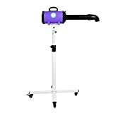 Flying Pig High Velocity Dog Pet Stand Grooming Dryer w/Variable Air Speed & Heat (Purple)