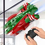 EpochAir Wall Climbing Car, Remote Control Car Xmas Gifts for Boys Recharge Dual Mode 360 Rotation Stunt RC Car with Headlights Car Toys for 4 5 6 7 8 9+ Year Old Kids