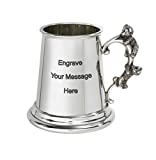 Wentworth Pewter - Teddy Bear Pewter Baby Mug - With Engraved Message of your choice