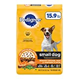 PEDIGREE Small Dog Complete Nutrition Small Breed Adult Dry Dog Food Roasted Chicken, Rice & Vegetable Flavor Dog Kibble, 15.9 lb. Bag