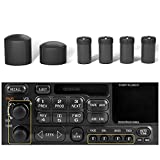 BASIKER Stereo Radio Knob Set [6 PCS] for Select GM Vehicles - Fix Broken GM Radio Knob