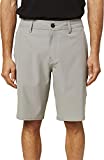 O'NEILL Mens Hybrid Series Fixed Waist 21 Inch Light Grey/Reserve Solid 36