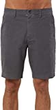 O'NEILL Men's Standard Fit Stretch Chino Walk Short, 20 Inch Outseam (Grey/Bristol Plaid, 32)