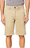 O'NEILL Men's Standard Fit Stretch Chino Walk Short, 21 Inch Outseam (Khaki/Connect, 36)