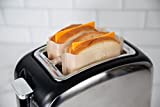 CooksInnovations Reusable Toaster Bags - 4 Pack Non Stick Non Porous Teflon Toaster Bags for Grilled Cheese Sandwiches, Pizzas, Sausage Rolls, Chicken Nuggets, Paninis, Bacon Strips - BPA & PFOA Free