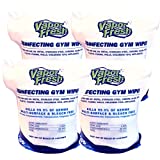 Vapor Fresh Disinfecting Gym Wipes, Botanically Based, EPA Registered Surface Disinfectant (4 Rolls, 4800 Wipes)