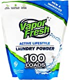 Vapor Fresh Laundry Detergent Powder - Free and Clear - Unscented - 100 Loads, HE-Safe