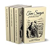 Tom Sawyer Collection - All Four Books (Illustrated + Audio links. Includes 'Adventures of Tom Sawyer,' 'Huckleberry Finn' ' + 2 more sequels)