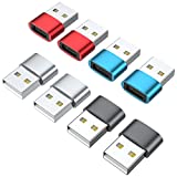 USB C Female to USB Male Adapter (8 Pack),Type C to USB A Charger Cable Adapter for iPhone 11 12 13 Pro Max,Samsung Galaxy Note 10 S20 Plus 20 S20+ 20+ Ultra,Google Pixel 5 4 4a 3 3A 2 XL