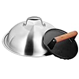 homenote Griddle Accessories for Blackstone, Commercial Grade 12 Inch Heavy Duty Round Melting Dome with Cast Iron Smash Burger Press Perfect for Flat Top Hibachi Grill Indoor Outdoor