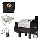 GMG Trek WiFi Portable Grill & Smoker Tailgating Package Includes Cover-Collapsible Rack – BBQ Lights