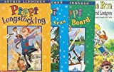 The Pippi Longstocking 4-Book Set: Pippi Longstocking, Pippi Goes on Board, Pippi in the South Seas, and Pippi on the Run