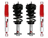 Rancho RS999901 RS999198 Pair of Leveling Suspension Kits and Pair of Shock Absorbers for Chevrolet Silverado 1500 GMC Sierra 1500