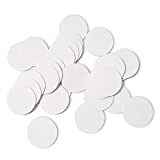 THONSEN 25pcs NTAG215 NFC Tags Round 30mm(1.18 inch) Blank White NTAG215 NFC Cards Compatible TagMo Amiibo and All NFC Enabled Mobile Phones & Devices