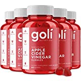 Apple Cider Vinegar Gummy Vitamins by Goli Nutrition - 5 Pack - (300 Count, Organic, Vegan, Gluten-Free, Non-GMO, with"The Mother", Vitamin B9, B12, Beetroot, Pomegranate)