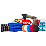 Chemical Guys BUF_209XMAX TORQX Random Polisher Kit with Towels, Pads, Pad Cleaner & Conditioner, Polishes & Compounds (17 Items)