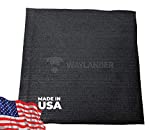 Waylander Carbon Felt Welding Blanket - Made in USA; Flame Retardant Fabric Up to 1800°F; 36” x 36” Easy to Cut Fire Proof Mat for Versatility – Glass Blowing, Auto Body Repair, Camp and Wood Stoves