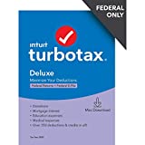 TurboTax Deluxe 2020 Desktop Tax Software, Federal Returns Only + Federal E-file [Amazon Exclusive] [MAC Download]