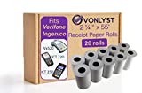 Vonlyst Thermal Paper Roll 2 1/4 x 55 for Verifone Vx520 Ingenico ICT220 ICT250 FD400 (20 rolls)