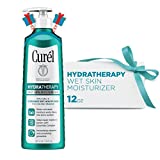 Curl Hydra Therapy In Shower Lotion, Wet Skin Moisturizer for Dry or Extra-dry Skin, with Advanced Ceramide Complex, for Optimal Moisture Retention, 12 Ounce