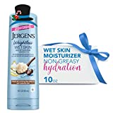 Jergens Wet Skin Body Moisturizer with Shea Butter Oil, Pure Shea Butter In Shower Lotion, Moisturizer for Dry Skin, Fast-Absorbing, Non-Sticky, 10 oz, Dermatologist Tested